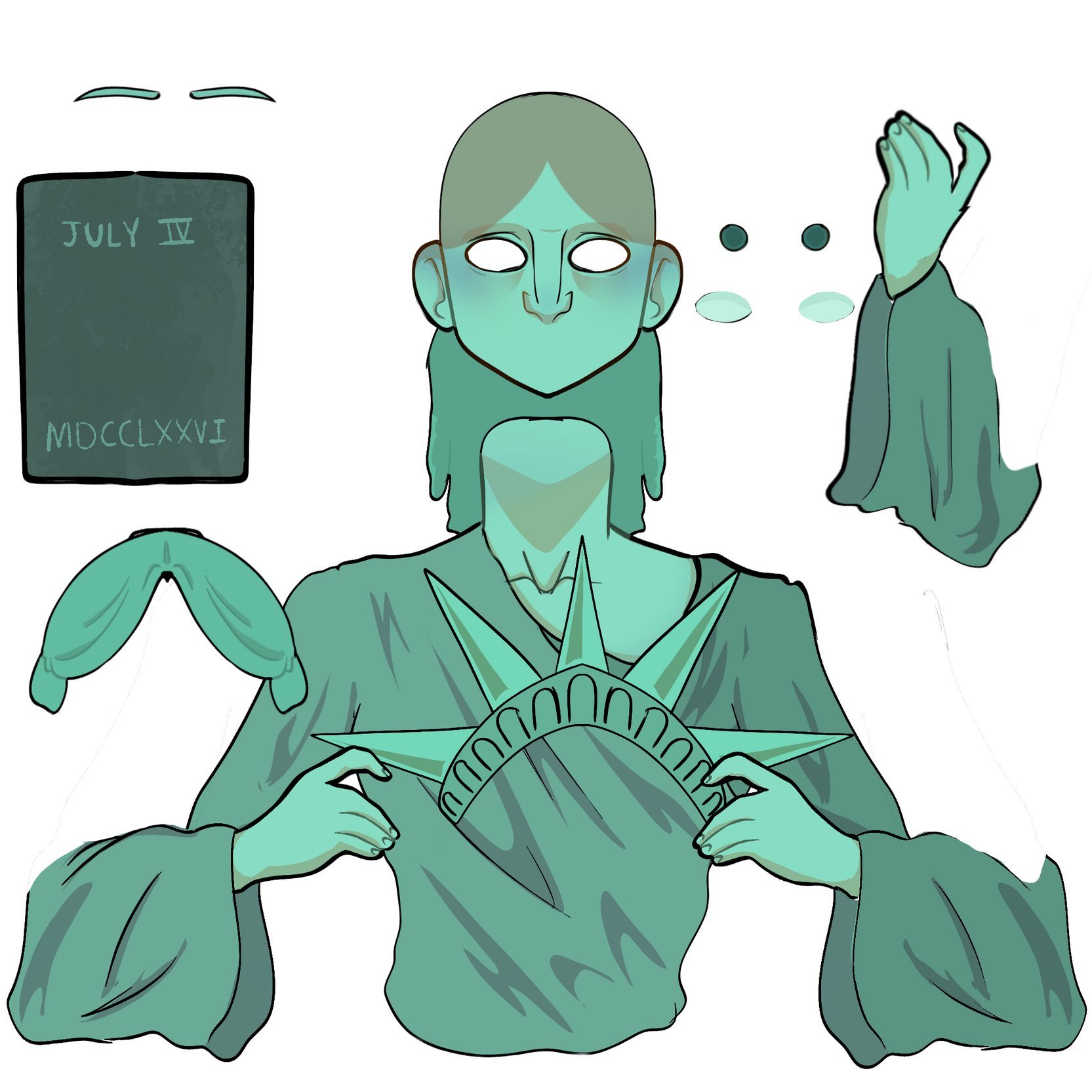 Statue of Liberty Parts Statue of Liberty Parts